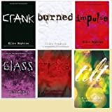 Ellen Hopkins 6 book set Glass, Crank, Impulse, Burned, Tricks, Tilt