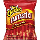 Cheetos Fantastix Flamin' Hot Flavored Potato and Corn Snacks, 1 Ounce (Pack of 104)