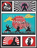 Crea tu propio manga: 100 plantillas para completar | libro para dibujar mangas | Crea tu propia adventura | subnormal comic | páginas de cómics en ... de dibujo | IDEA DE REGALO (Spanish Edition)