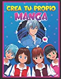 Crea tu propio manga: 100 plantillas para completar | libro para dibujar mangas | Crea tu propia adventura | subnormal comic | páginas de cómics en ... de dibujo | IDEA DE REGALO (Spanish Edition)