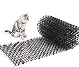 Toopify 13ft Garden Cat Scat Spike Mat, Anti-Cats Network Digging Stopper Prickle Strip Home Spike Deterrent (6.5ft2 Pack)