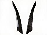 Real Carbon Fiber Headlight Eyelids Eyebrows Eye Lid Cover For 2003-2007 Infiniti G35 2-Door Coupe