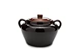 Fox Run 0350 Stoneware Bean Pot, 9.75 inches, Brown