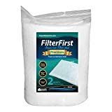 Aquarium Filter Pad  FilterFirst Aquarium Filter Media Roll for Crystal Clear Water - Aquarium Filter Floss for Fish Tank Filters, 12 by 72 by  Inches to 1 Inch Thick