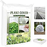 OUTCREATOR Frost Protection Blanket for Plants - 8FT x 24FT 0.9 oz/yd² Frost Blanket Fabric for Plant Floating Row Cover Winter Frost Cold Weather