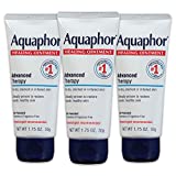 Aquaphor Healing Ointment - Pack of 3, Travel Size Protectant for Cracked Skin - Dry Hands, Heels, Elbows, Lips - 1.75 Oz