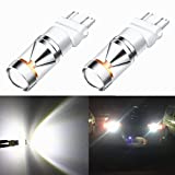 Alla Lighting Extremely Super Bright 30W Genuine CREE SMD High Power 6000K Xenon White 3157 3156 4114 3057 LED Bulb for Daytime Running Light Bulbs Lamps Replacement