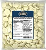 By The Cup White Chocolate Wafer Candy Melts 2 lb Bag for Chocolate Fountain, Fondue Sets, Molds and More