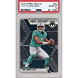 Graded 2020 Panini Mosaic Tua Tagovailoa #262 Rookie RC Football Card PSA 10 Gem Mint