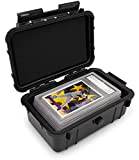 CASEMATIX Graded Card Case Compatible with 6+ BGS 8+ PSA FGS Graded Sports Trading Cards, Waterproof Graded Slab Card Storage Box with Card Carrying Case Impact Absorbing Foam Inserts