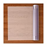 RESILIA Premium Floor Protector for Hardwood Floors  Easy-to-Clean, Heavy Duty Plastic Vinyl, Clear American Modern, 27 Inches x 6 Feet, for Hallway, Living or Dining Room Use