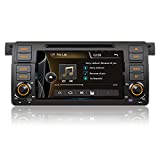 NVGOTEV Car Stereo DVD Player Navigation Fits for BMW E46 Radio 3 Series 1999-2004 Auto Audio, GPS, Bluetooth Multimedia, Mirror Link, Steering Wheel Control