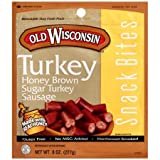 Old Wisconsin Honey Turkey Snack Sticks 8 Ounce (Pack of 3)