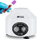 NEWTRY Electric Centrifuge Machine Desktop Lab Benchtop Centrifuges with Timer and Speed Control 4000rpm Capacity 20ml×6 800D 110V US Plug, 60HZ