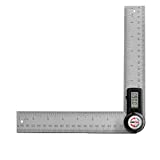 GemRed 82305 Digital Angle Finder Protractor (Stainless steel, 7inch/200mm)