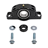 LOSTAR Black Heavy Duty Cast Aluminum Carrier Bearing For 2014-2018 Polaris RZR S 1000 Does NOT fit the Polaris RZR XP 4 Turbo