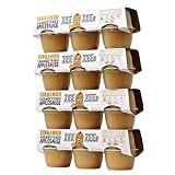 Zee Zees Cinnamon Applesauce Cups, Unsweetened, All Natural, No Sugar Added, 4 oz Cups, 24 pack