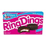 Drake's Ring Dings Cakes 13.5 oz, 10 Count