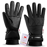 Flamino Winter Ski Gloves, Made with 3M Thinsulate Insulation, Waterproof Work Gloves with Touchscreen, Warm Snow Gloves for Women and Men in Cold Weathers