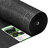 Amagabeli 5.8oz 3ft x 100ft Weed Barrier Landscape Fabric Heavy Duty Woven Weed Control Fabric Geotextile Fabric for Underlayment Garden Lawn Fabric Outdoor Weed Mat