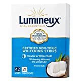 Lumineux Teeth Whitening Strips 21 Treatments - Enamel Safe for Whiter Teeth - Whitening Without the Sensitivity - Dentist Formulated and Certified Non-Toxic - Sensitivity Free