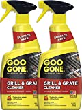 Goo Gone Grill and Grate Cleaner Spray (2 Pack) Cleans and Degreases BBQ Cooking Grates and Racks - 24 Ounce