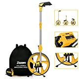 Zozen Distance Measuring Wheel in Feet and Inches, Collapsible Measure Wheel Imperial Industrial Measuring Wheel with Backpack and Tape Measure