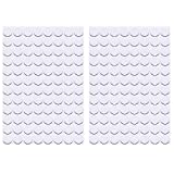 ZXUEZHENG Self-Adhesive Screw Hole Stickers,2-Table 96 in 1 Self-Adhesive Screw Covers Caps Dustproof Sticker 15mm White