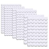 580 Pcs Self-Adhesive Screw Hole Stickers,6-Table Self-Adhesive Screw Covers Caps Dustproof Sticker 12mm, 15mm, 21mm White