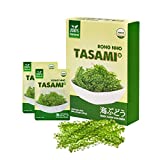 TASAMI Organic Sea Grapes, Umibudo Green Caviar, Dehyrated Lato Seaweed , Superfood - Enhance Health, Boosting Immune System (3.5 Oz (Pack of 5), 1 box)