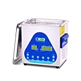 DK SONIC Ultrasonic Cleaner with Digital Timer and Basket for Denture, Coins, Record, Daily Necessaries, Lab Tools, Metal Parts, Carburetor, Brass, Auto Parts, Engine Parts, etc