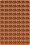 Christmas Silicone Mold 77 Holes Fondant Mini Xmas gingerbread Gummy Candy Chocolate Cake Silicone Molds Non-Stick Fondant Baking Silicone Mold Cake decorations Tools (Brown Gingerbread)