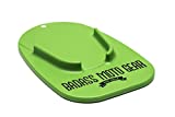 Badass Moto Motorcycle Kickstand Pad - Green - American Made in USA. Durable Biker Kick Stand Coaster/Support Plate Color Choices. Rest or Park Your Bike on Hot Pavement, Grass, Soft Ground