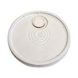 Detail King 5 Gallon Bucket Lid - White w/Pour Spout - Fits Perfectly on Any Plastic 5 Gallon Bucket