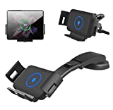 DOODBI Wireless Car Charger Mount for Galaxy Z Fold 4/3 car Mount/Accessories,Fast Charging Phone Holder for Galaxy Z Fold 4/3/2/S22 Ultra, iPhone 13 Pro Max,Google Pixel 6 Pro