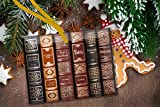 Jane Austen Novels Glass Christmas Ornament