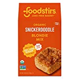 Foodstirs Junk-Free Bakery Organic Snickerdoodle Blondie Baking Mix, 11.95 Oz | Non-GMO | Low Sugar