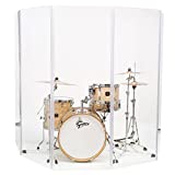 6 Panel Drum Shield 2foot X 5foot 5foot Tall DS5 Living Hinges