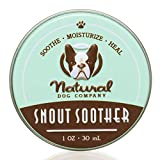 Natural Dog Company Snout Soother Dog Nose Balm, 1 oz. Tin, Dog Balm for Paws and Nose, Moisturizes & Soothes Dry Cracked Noses, Plant Based Nose Cream for Dogs