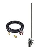 Signalplus 12dbi Omni-Directional Antenna 824-960MHZ-Outdoor LoRa Antenna 868mhz 915mhz for Verizon, AT&T, Sprint with 32ft SMA Cable