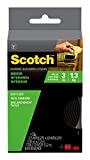 Scotch Multi-Purpose Hook and Loop Fasteners, 1 Roll, Black, For Indoor Use, 3/4 in x 5 ft