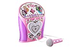 eKids Disney Princess Karaoke Machine, Bluetooth Speaker with Microphone for Kids, Speaker with USB Port to Play Music, Easily Access Disney Karaoke Playlists with New EZ Link Feature