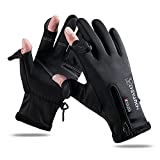 Cold Weather Gloves,Winter Gloves to Keep Warm, Running, Cycling, Driving, Hiking, Fishing, Windproof, Non-Slip, Finger Touch Screen, Warm Men and Women Gifts(M)