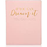 Paper Junkie Pink Leather Inspirational Business Portfolio Padfolio Folder
