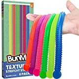 Fidget Toys and Textured Sensory Toys by BUNMO - Textured Stretchy Strings Fidget Toy. Bumpy Fidget Toys for Adults and Kids Make Anxiety Toys, Autism Sensory Toys, and Stocking Stuffers.