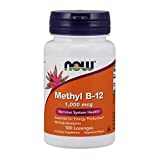 NOW Supplements, Methyl B-12 (Methylcobalamin) 1,000 mcg, Nervous System Health*, 100 Lozenges