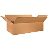 BOX USA Double Wall Boxes, 48" x 24" x 12", Kraft (Pack of 5), Model Number: BHD482412DW