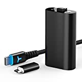 Rechargeable Controller Battery Pack for Xbox Series X|S and Xbox One with 10FT USB C Charging Cable and Micro USB Adapter 6amLifestyle Battery Pack Xbox Play and Charge Kit, XBOX-SB02