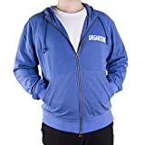UrGarding EMF Shielding Full Zip Hoodie (Blue, S), Double Layer of Silver Fabric for Double Radiation Protection