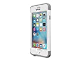 Lifeproof ND SERIES iPhone 6s ONLY Waterproof Case - Retail Packaging - AVALANCE (BRIGHT WHITE/COOL GREY)